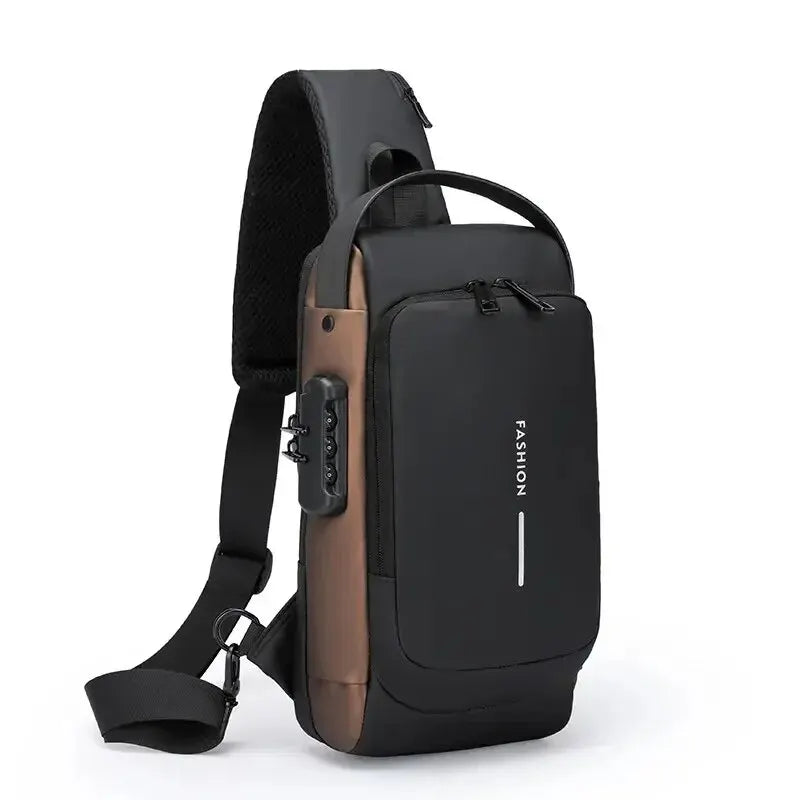 Mochila Anti-Furto com Carregador USB Slim Bag